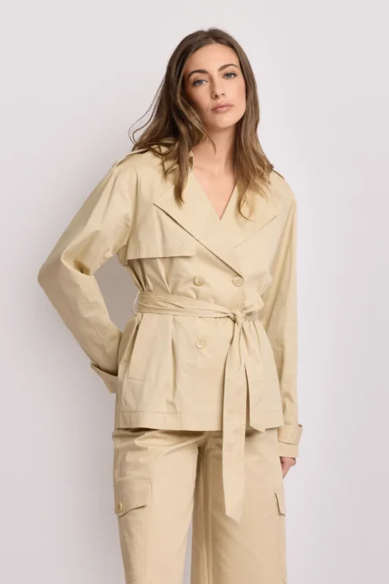 KOCCA Trench corto cotone